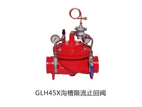 GLH45X溝槽限流止回閥